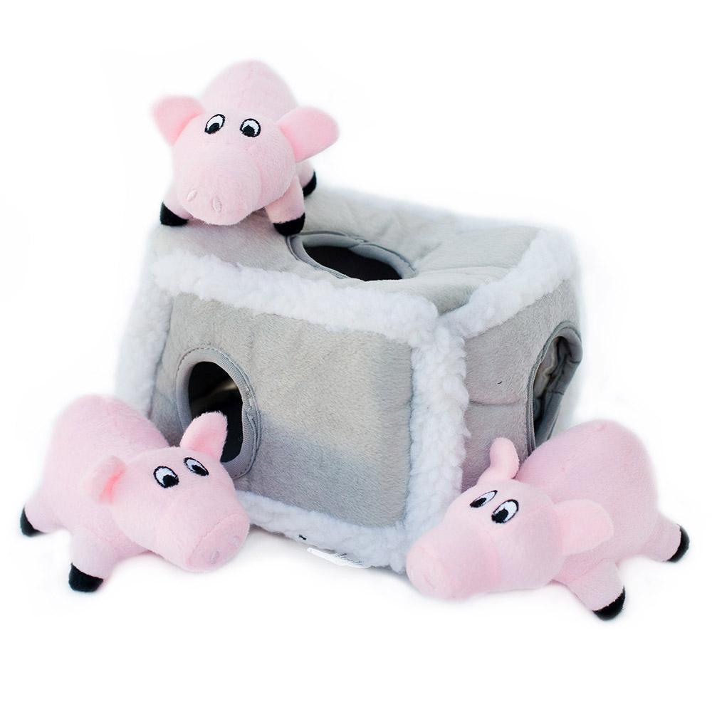 Zippy Paws Zippy Burrow - Pig Pen Dog Toys