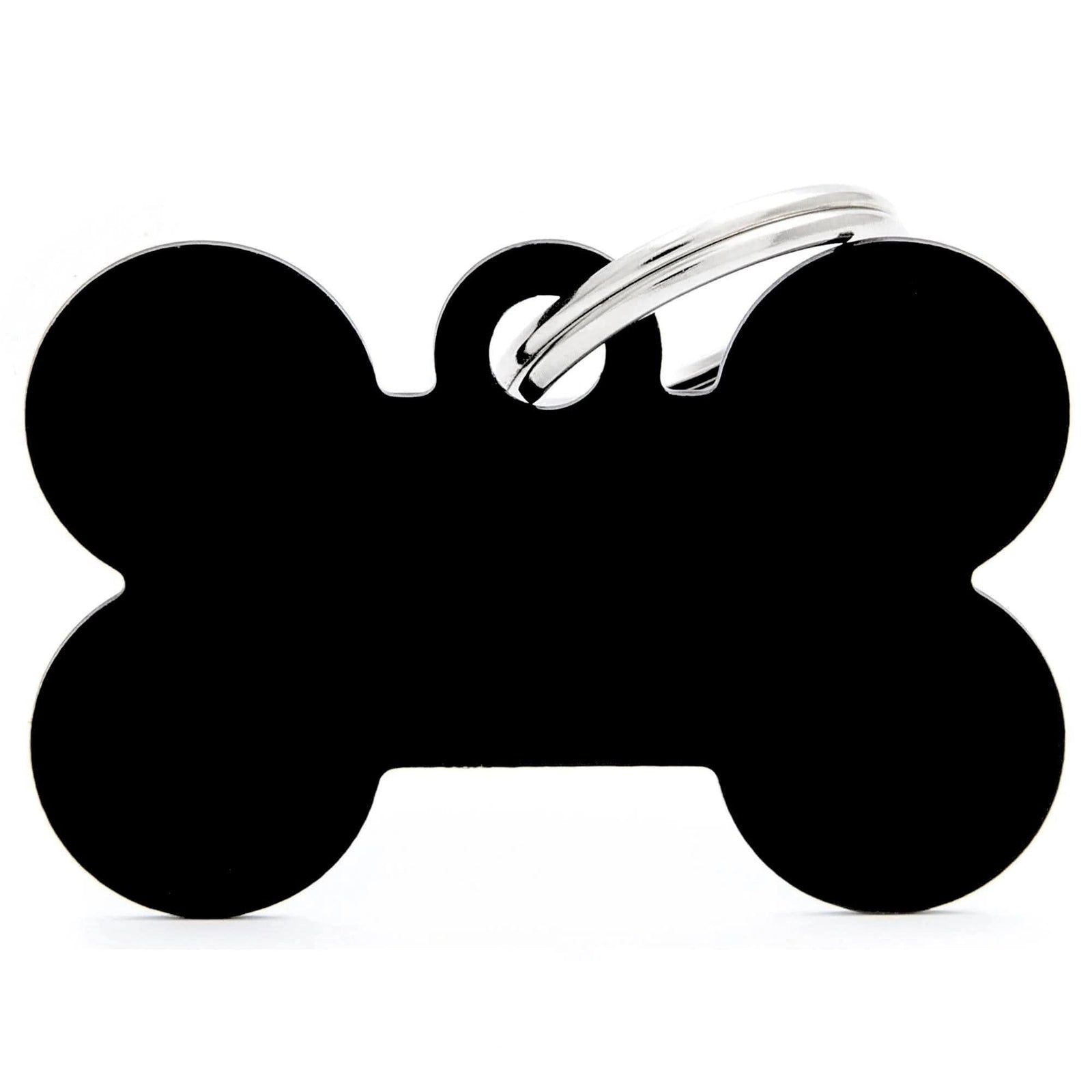 Fetching Ware Big Aluminium Black Bone Dog I.D. Tags 3F3B