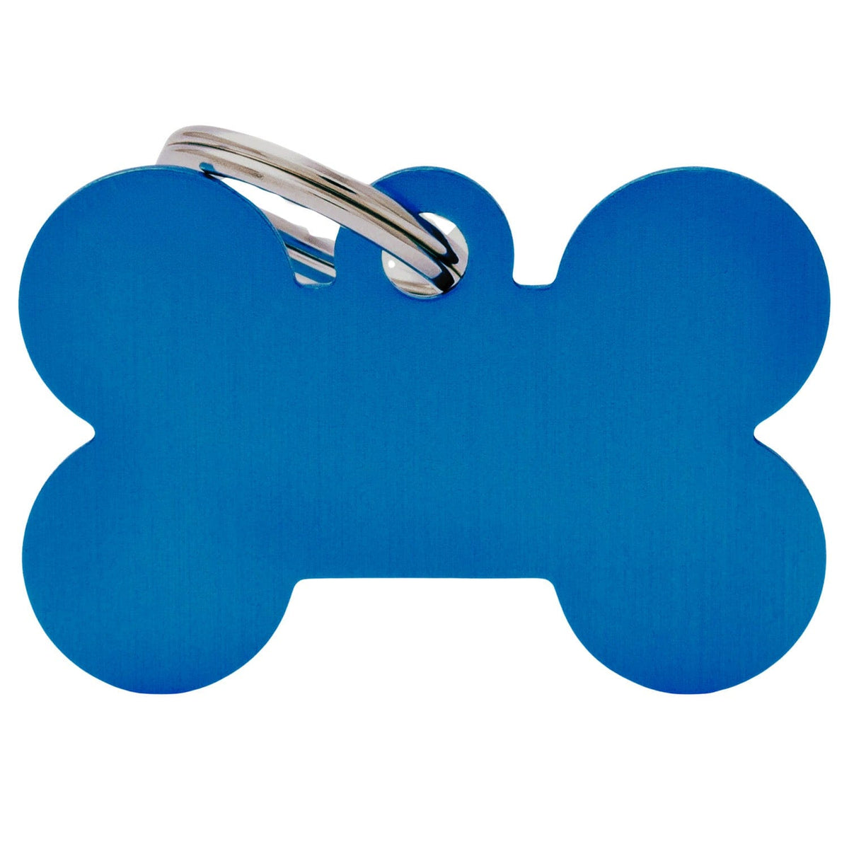 Fetching Ware Big Aluminium Dark Blue Bone Dog I.D. Tags 3F3B