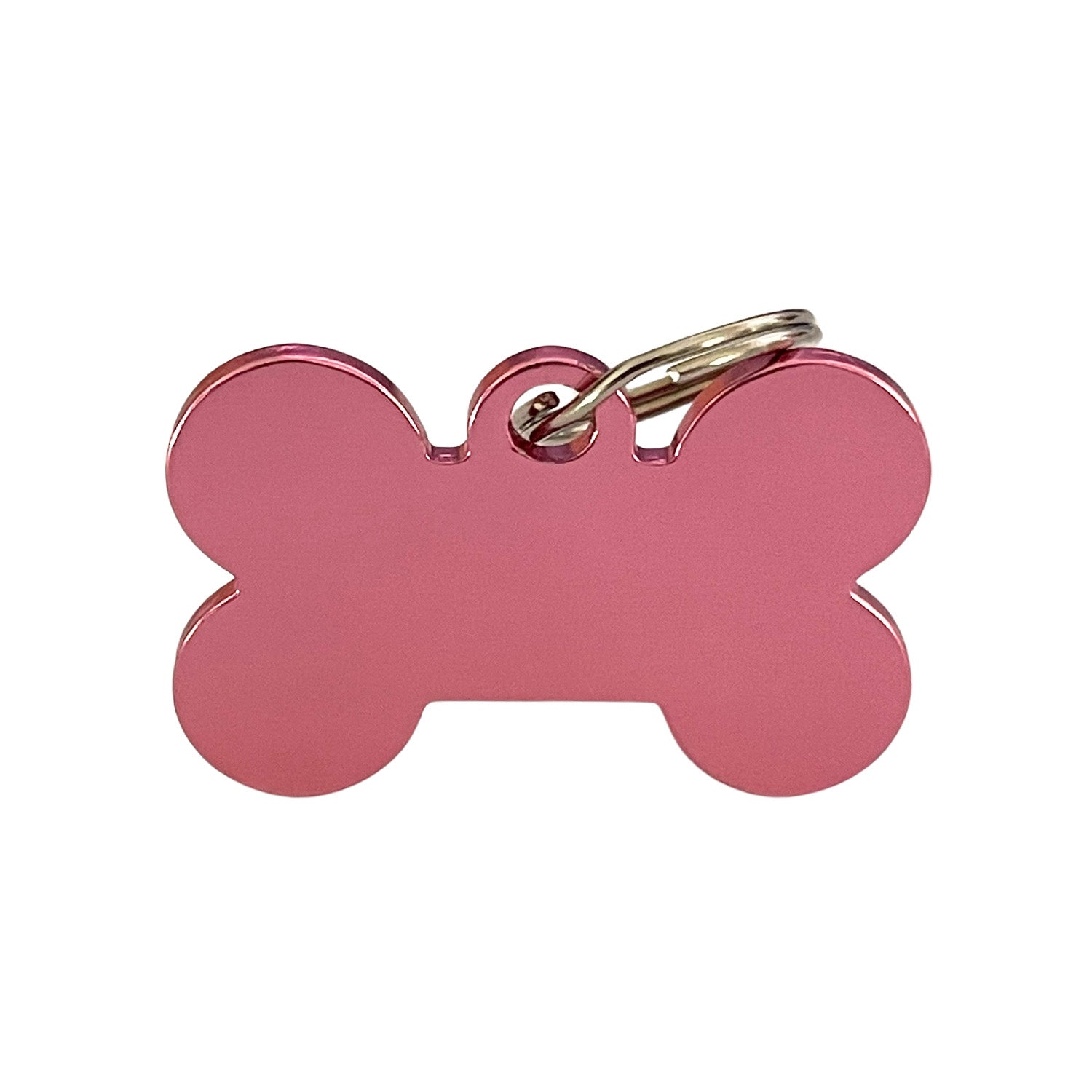 Fetching Ware Small Aluminium Pink Bone Dog I.D. Tags 2F2B