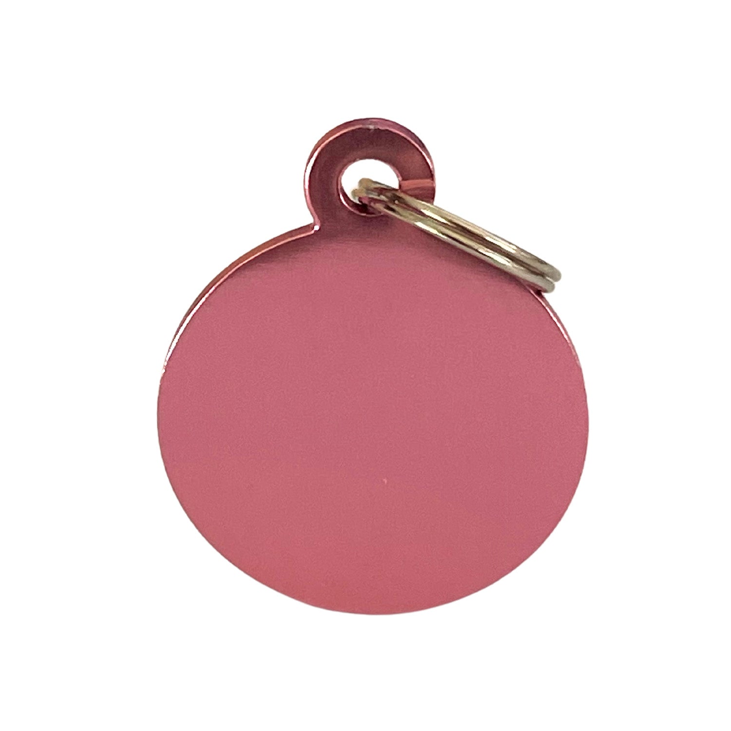 Fetching Ware Small aluminium Pink Circle Dog I.D. Tags 2F2B