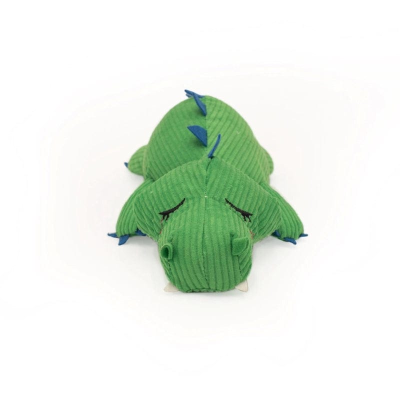 Zippy Paws Snooziez with Silent Shhhqueaker - Alligator Dog Toys