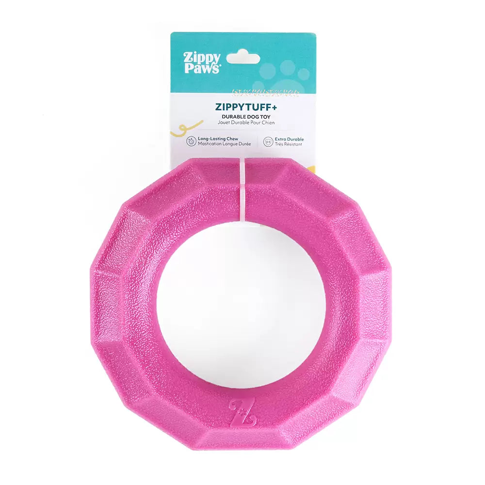 Zippy Paws ZippyTuff+ Magenta Ring Dog Toys