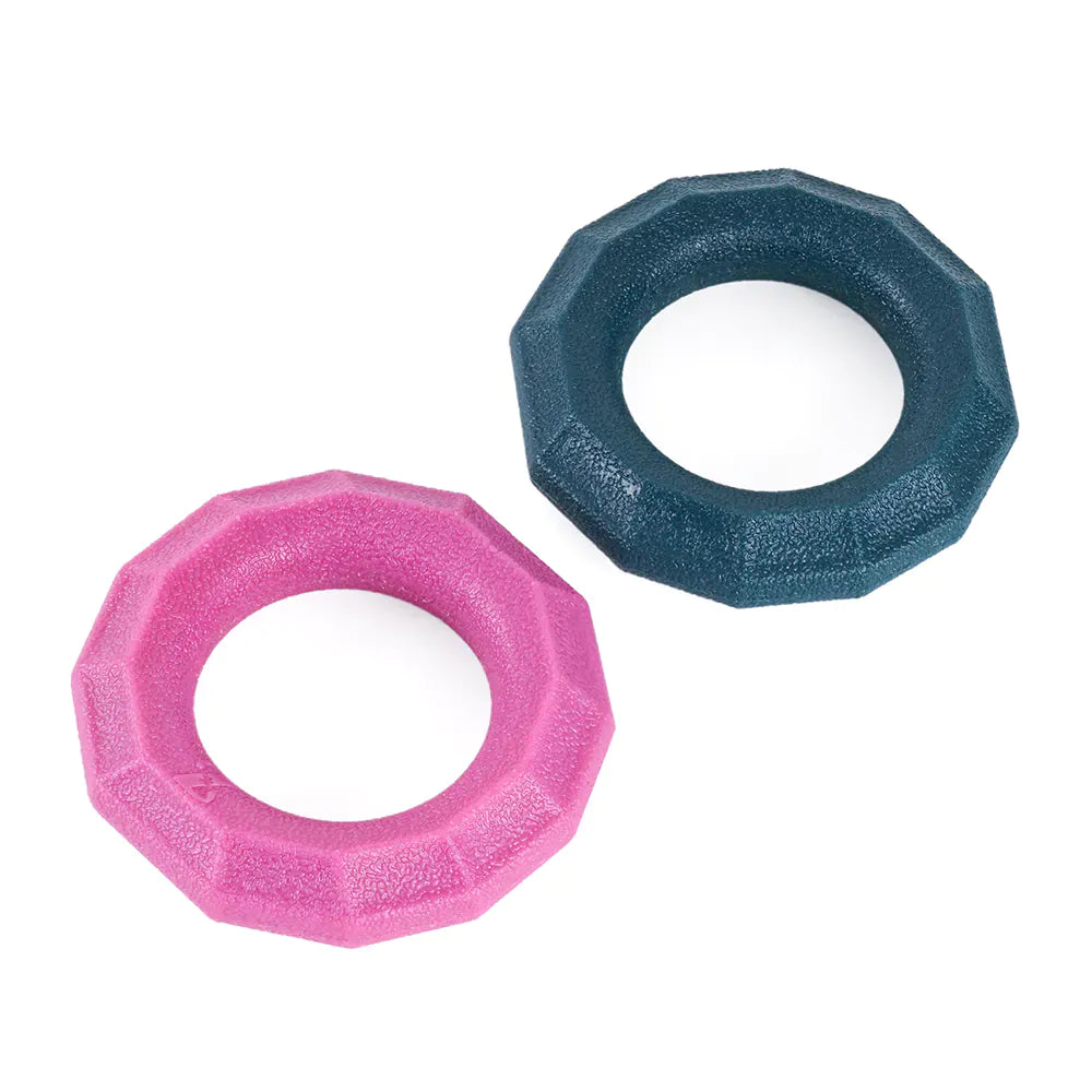 Zippy Paws ZippyTuff+ Ring Small 2-Pack – Emerald & Magenta Dog Toys