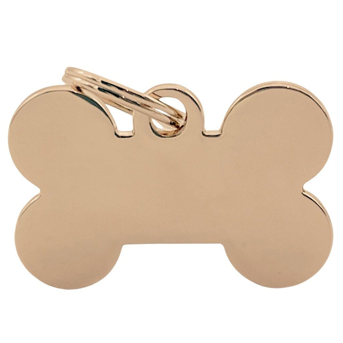 Fetching Ware Big Aluminium Rose Gold Bone Dog I.D. Tags 3F3B