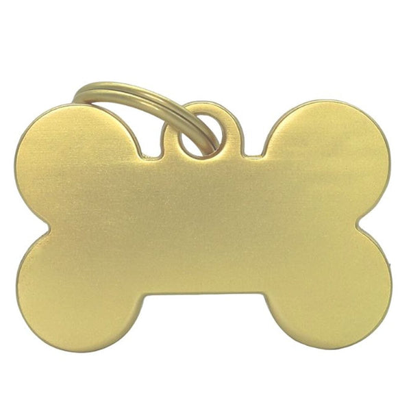 Gold pet id tag hot sale