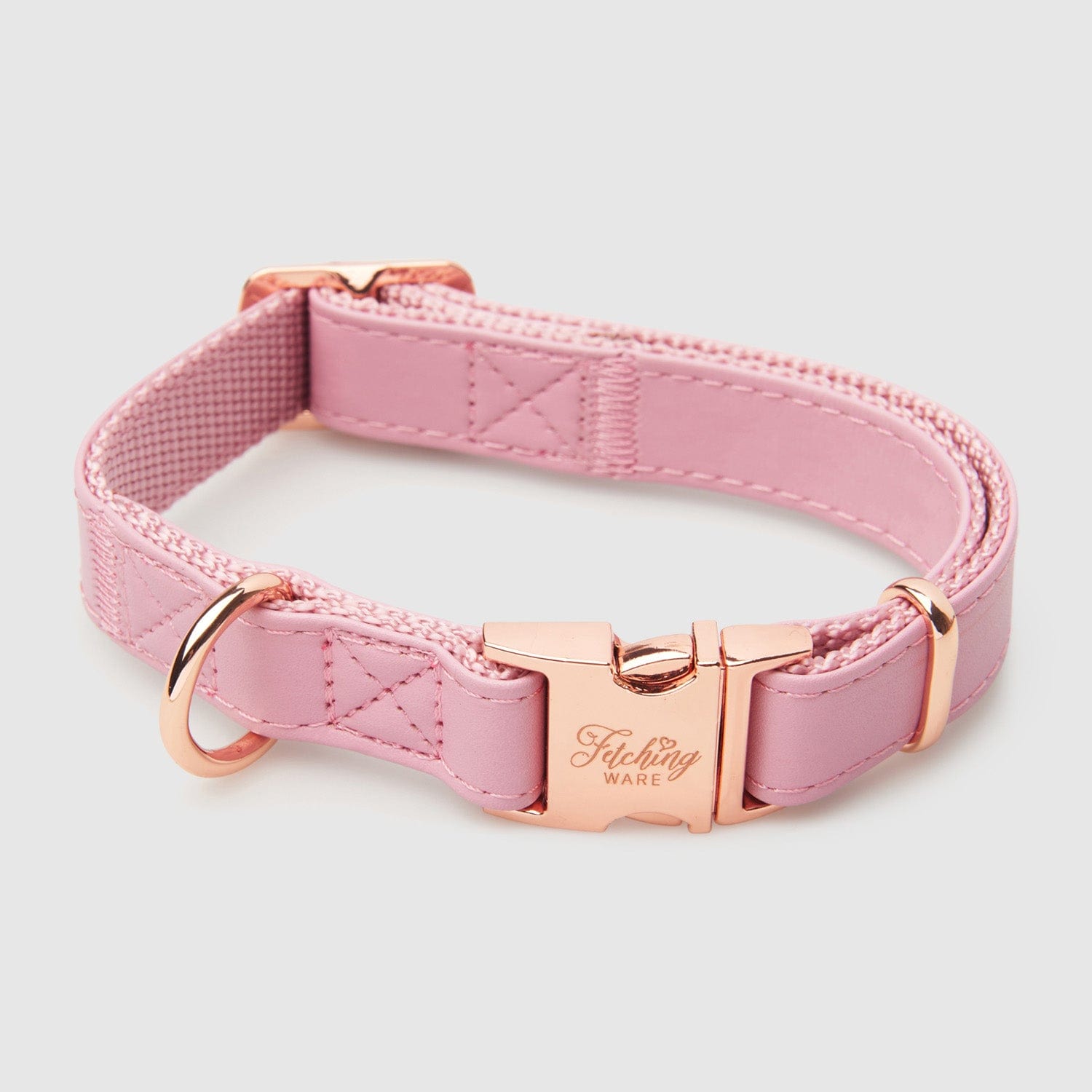 Our Rosa in Rose Gold, Pink Dog Collar