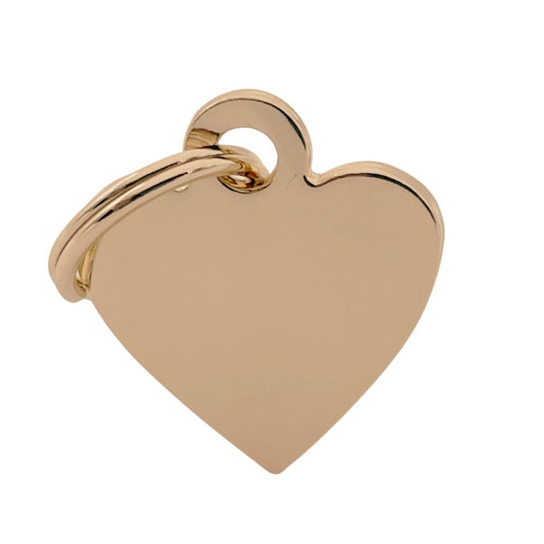 Gold heart dog tag hotsell