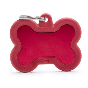 Rubber dog name tags online