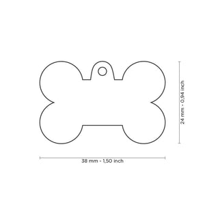 My Family Camouflage Green Bone Dog I.D. Tags - 3B