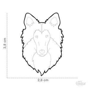 My Family Collie Dog I.D. Tags - 3B