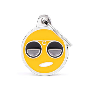 My Family Emoticon Cool Dog I.D. Tags - 2B