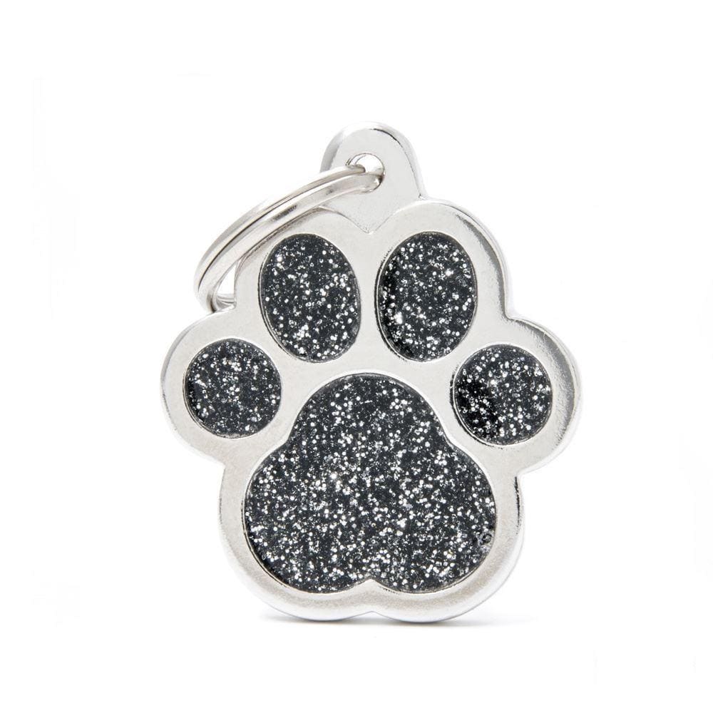 My Family Shine Black Big Paw Dog I.D. Tags - 3B