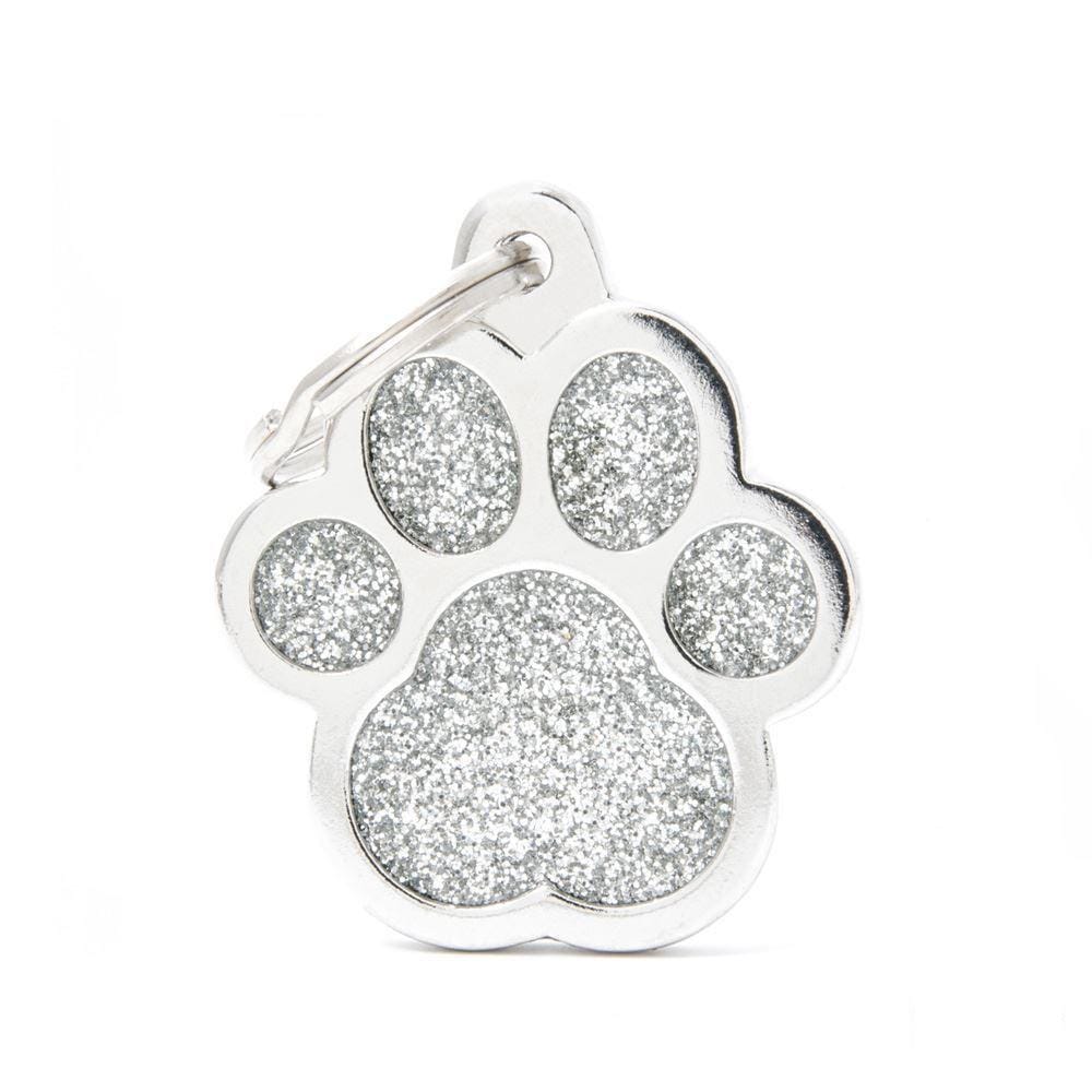 My Family Shine Grey Big Paw Dog I.D. Tags - 3B