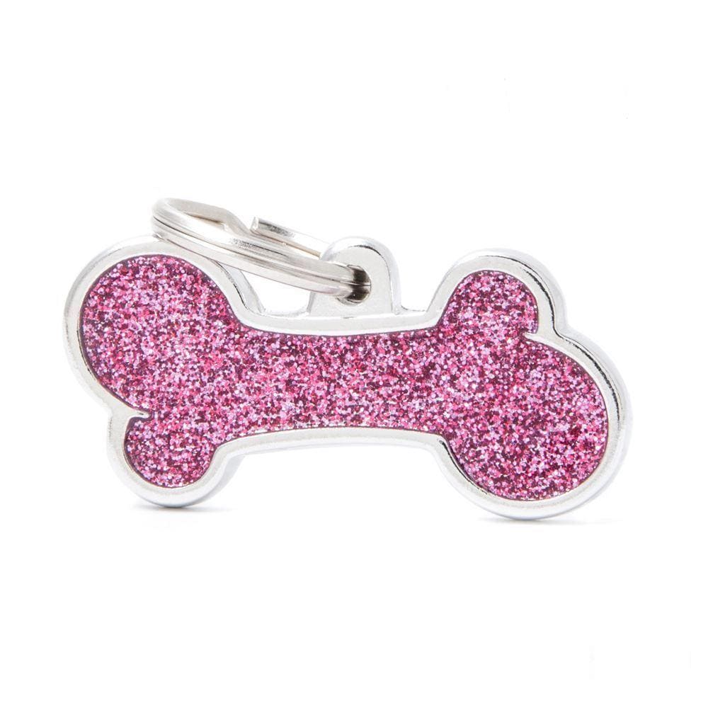 My Family Shine Pink Big Bone Dog I.D. Tags - 2B