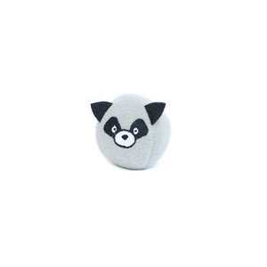 Zippy Paws Burrow Raccoons in Trash Can with Bubble Babiez Dog Toys