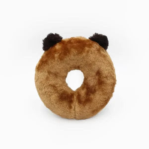Zippy Paws Donutz Buddies - Bear Dog Toys