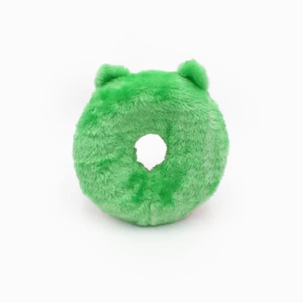 Zippy Paws Donutz Buddies - Frog Dog Toys