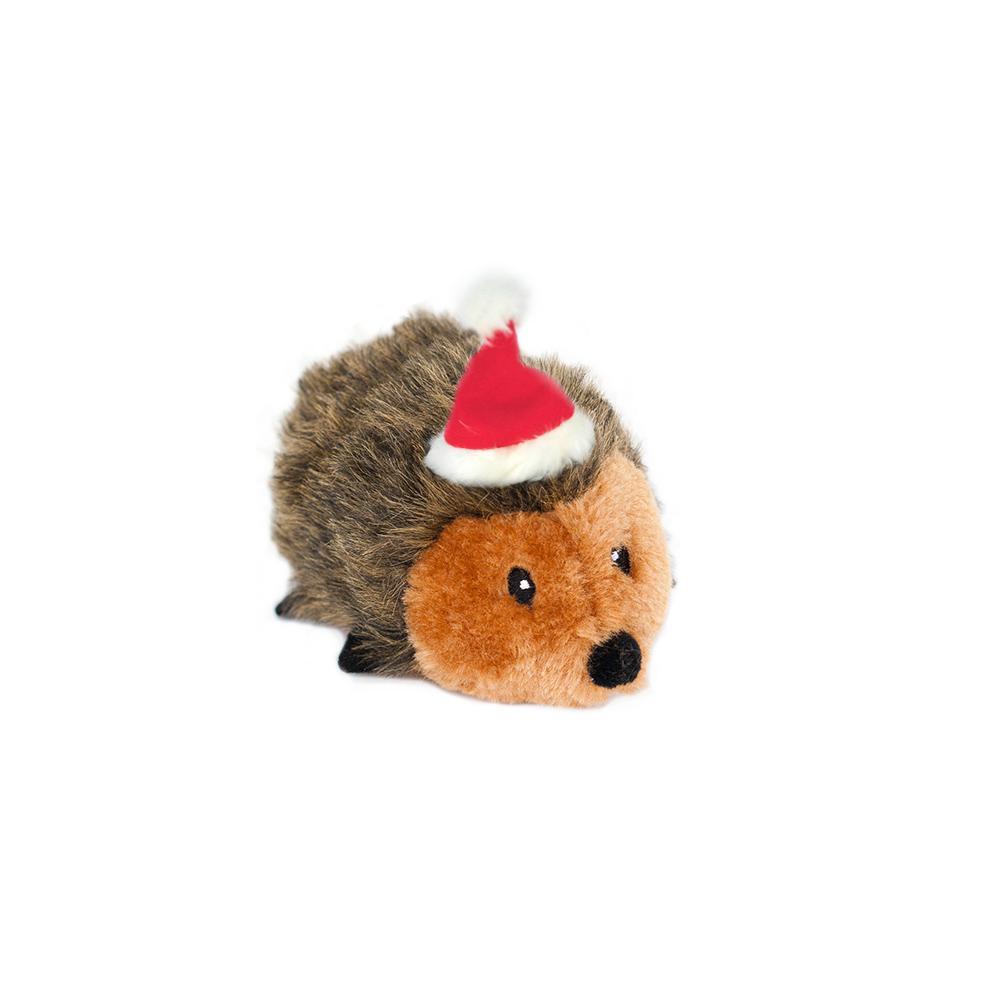 Zippy Paws Holiday Hedgehog - Small Dog Toys