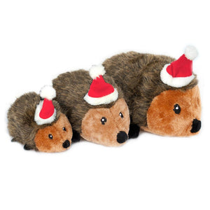 Zippy Paws Holiday Hedgehog - Small Dog Toys