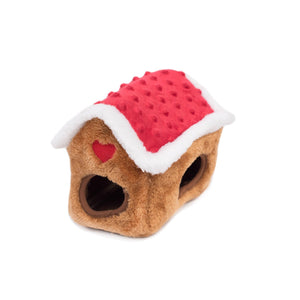 Zippy Paws Holiday Zippy Burrow - Gingerbread House