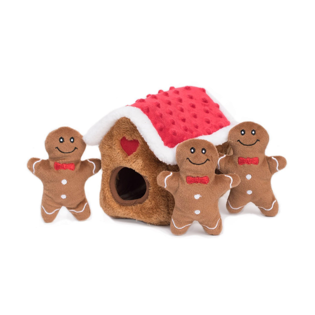 Zippy Paws Holiday Zippy Burrow - Gingerbread House