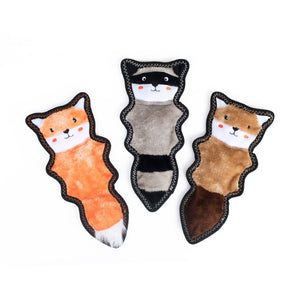 Zippy Paws Z-Stitch® Skinny Peltz - Fox Dog Toys