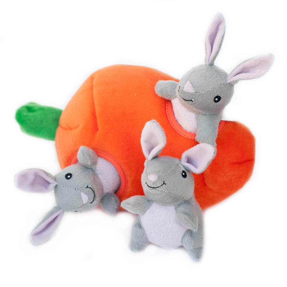 Zippy Paws Zippy Burrow - Bunny 'n Carrot
