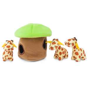 Zippy Paws Zippy Burrow - Giraffe Lodge