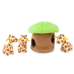Zippy Paws Zippy Burrow - Giraffe Lodge