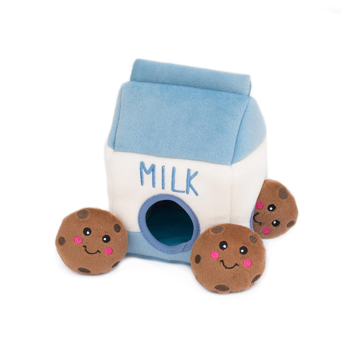 Zippy Paws Zippy Burrow - Milk and Cookies