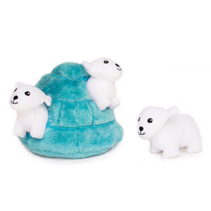 Zippy Paws Zippy Burrow - Polar Bear Igloo